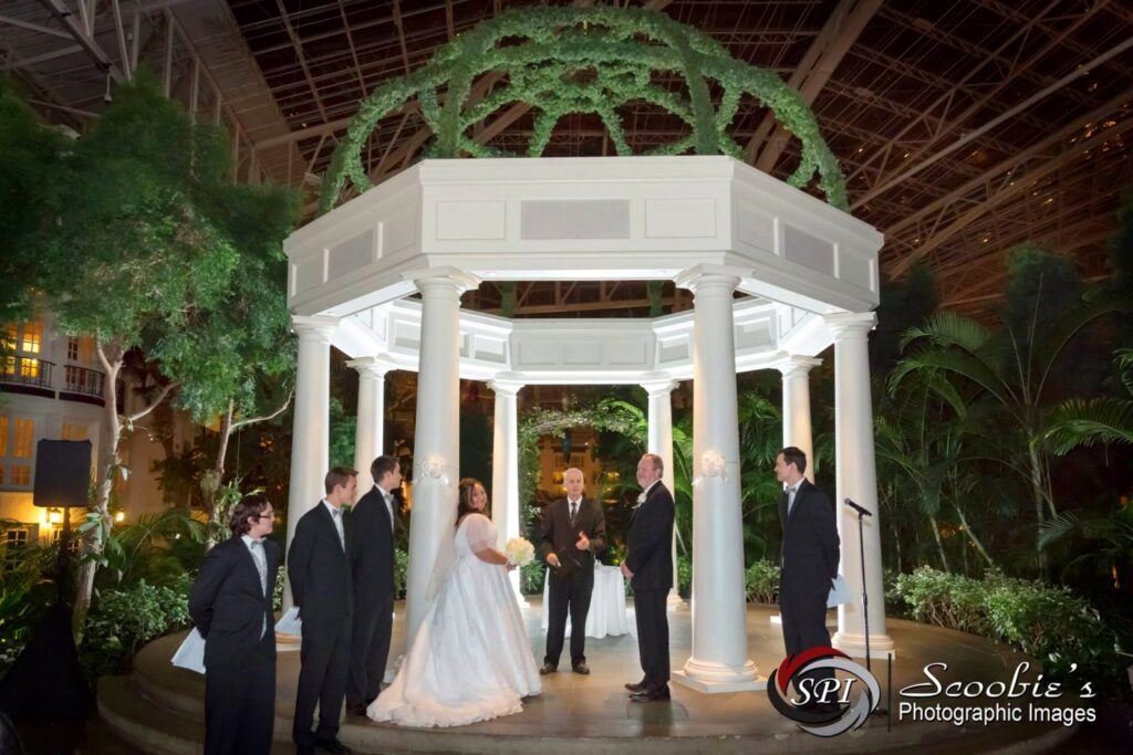 Opryland Hotel indoor garden wedding